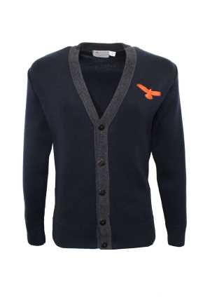 Rototuna Senior Unisex Cardigan Navy/Charcoal
