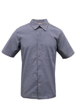 Rototuna Senior SS Blouse Navy Check